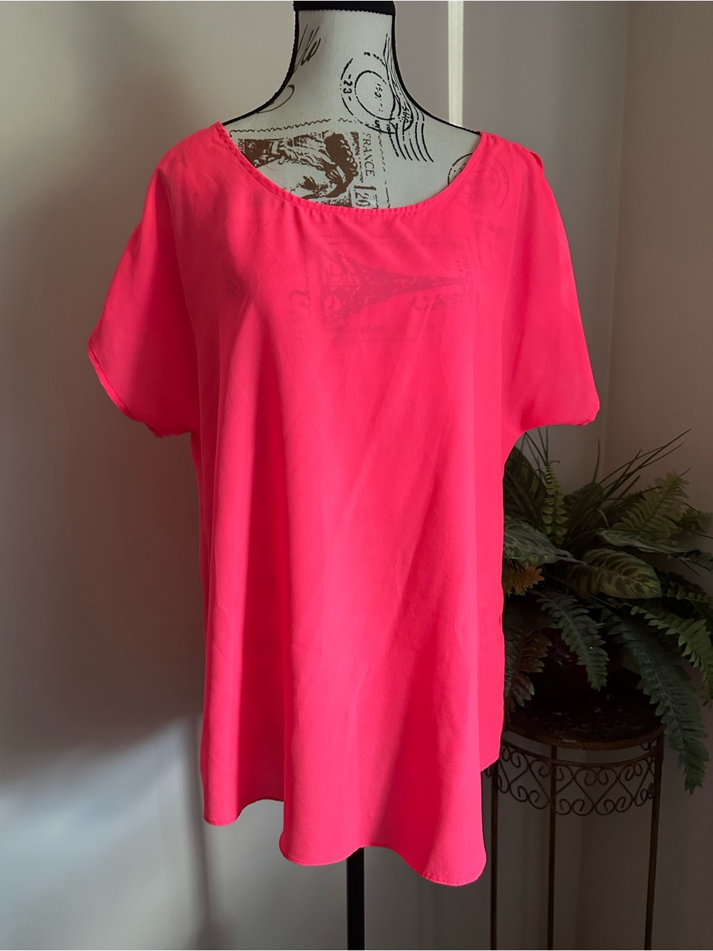 Women’s Express Bright Pink Top L